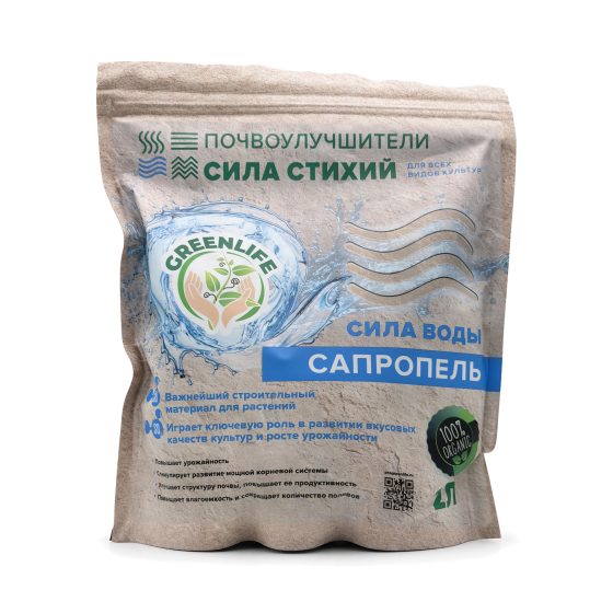 Почвоулучшитель Green Life на основе сапропели