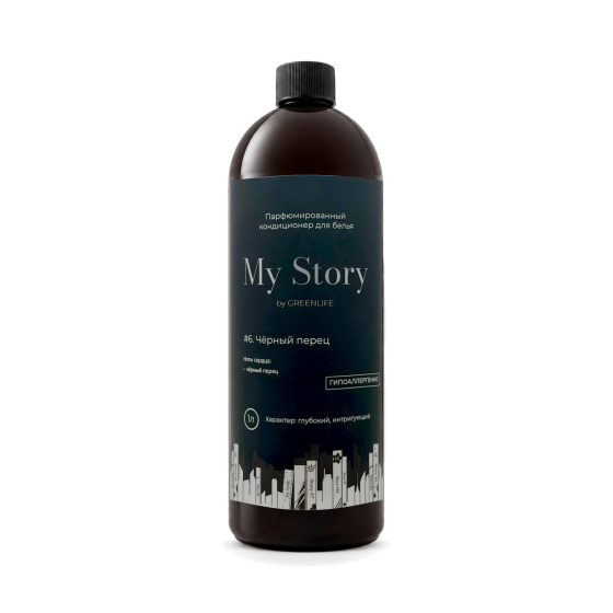 Кондиционер для белья My Story by Green Life парфюмированный черный перец 1000 мл